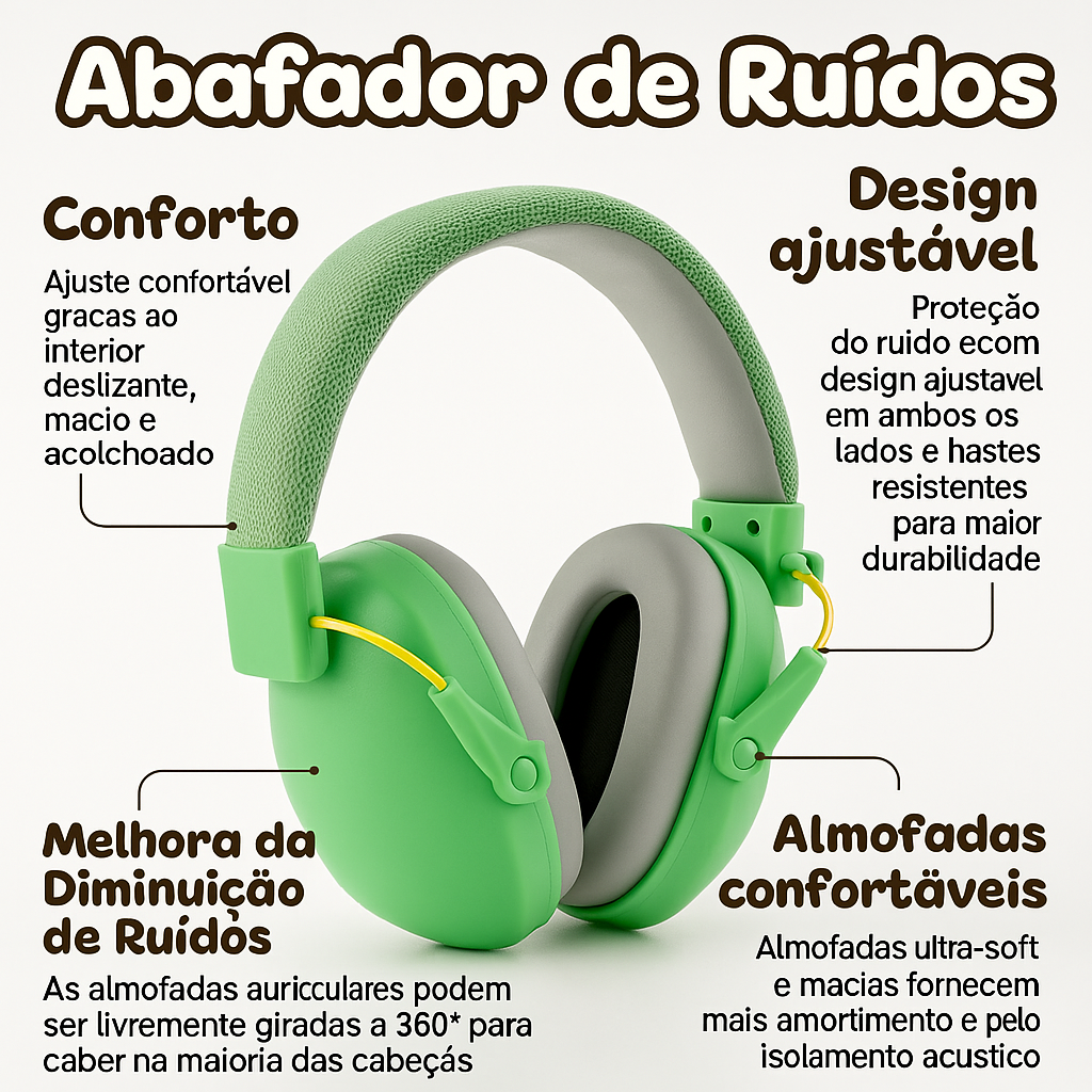 Calminho - Abafador Infantil de Sons