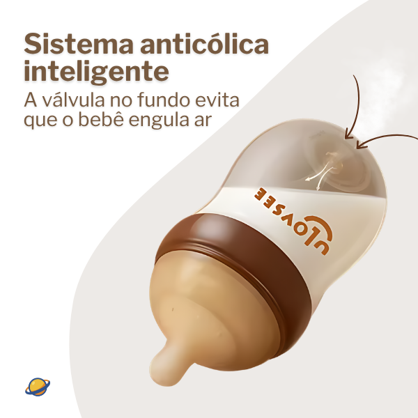 Mamadeira Anticólica Vidro Ultra Resistente