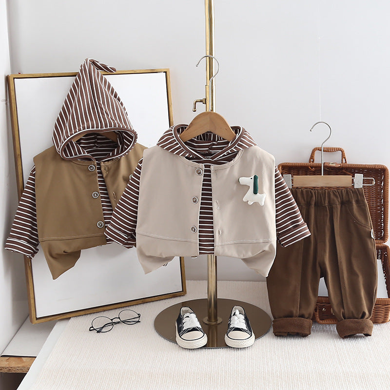 Conjunto Infantil Lístras Cachorrinho