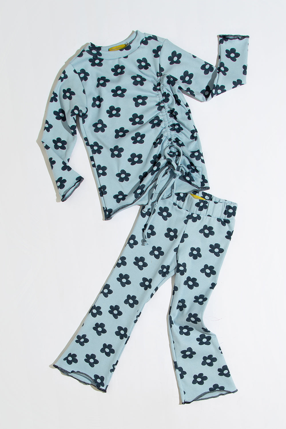 Conjunto Infantil Canelado Azul