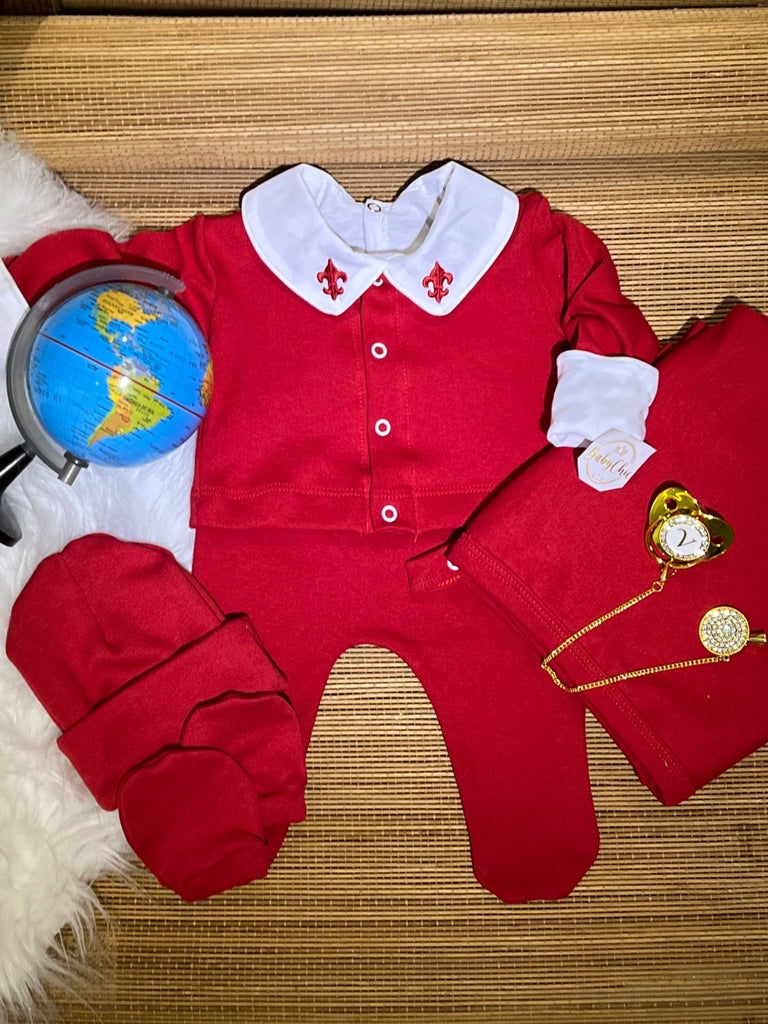 Kit saída maternidade Raian em fio egípcio