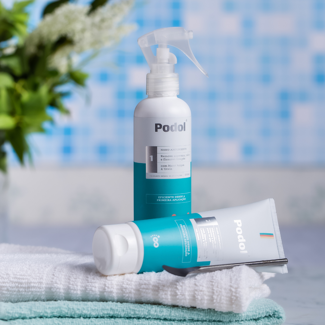 Kit Podol (Amolecedor, Hidratante + Espátula)