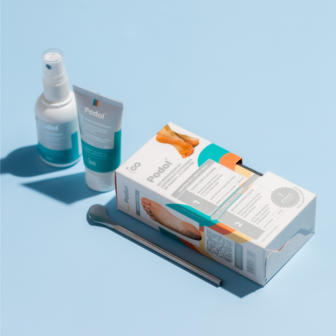 Kit Podol (Amolecedor, Hidratante + Espátula)