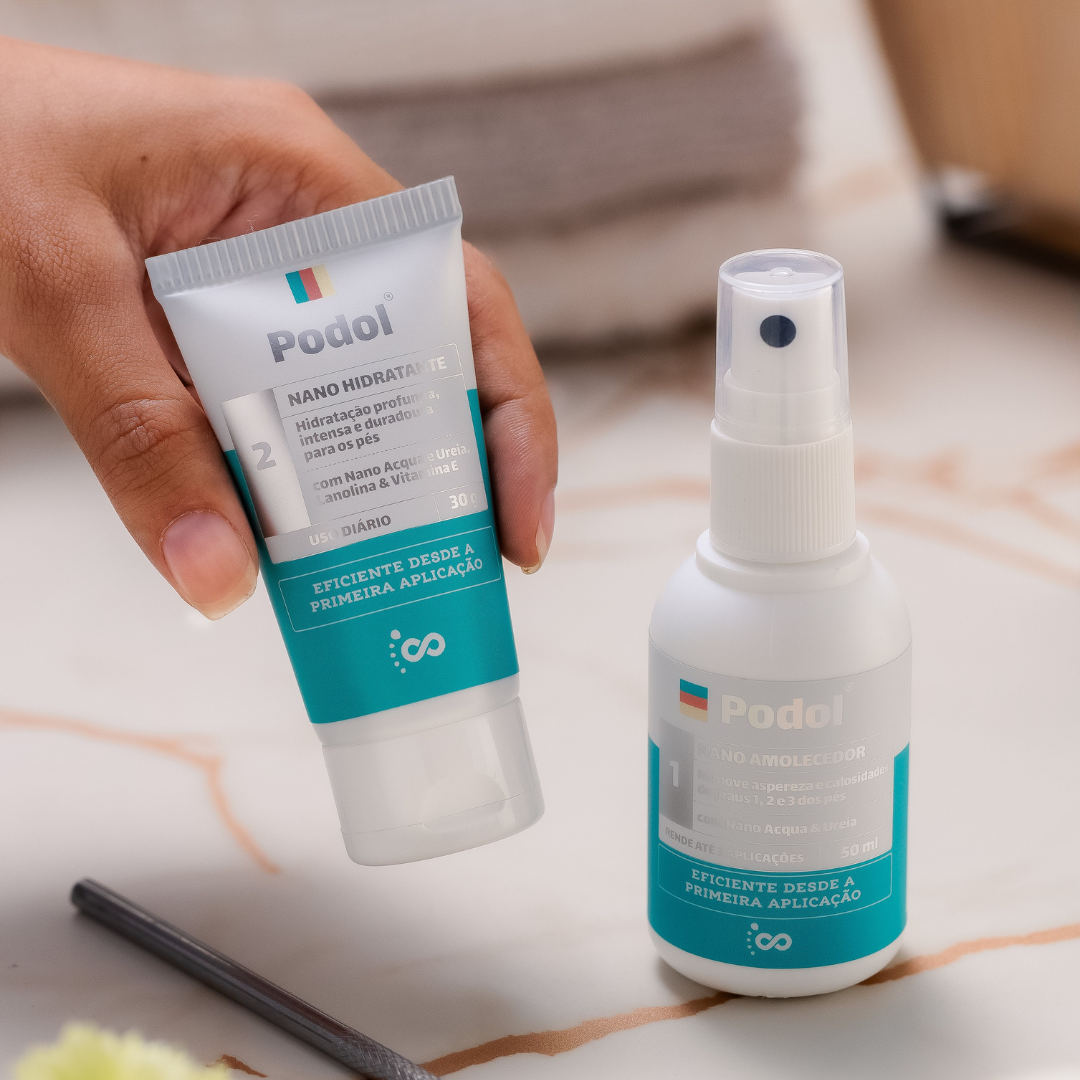 Kit Podol (Amolecedor, Hidratante + Espátula)