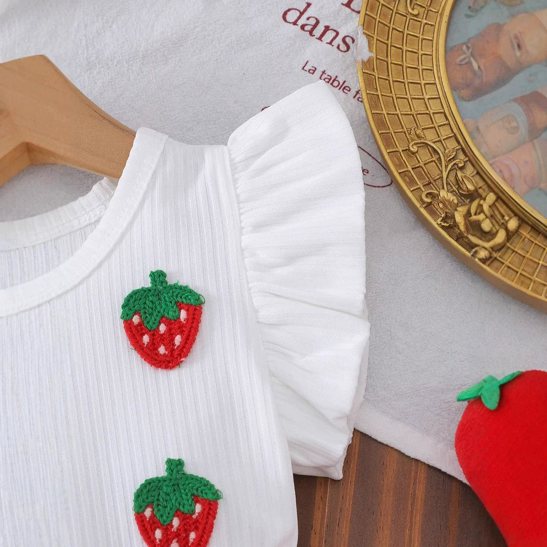 Conjunto Infantil Feminino Moranguinhos