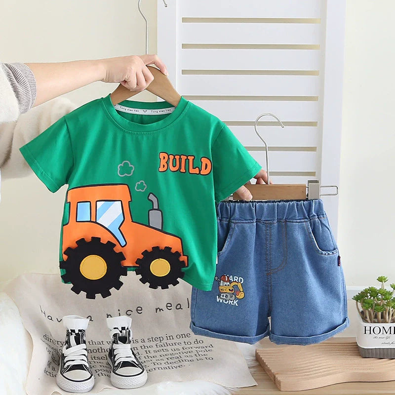 Conjunto Infantil Masculino Tratorzinho