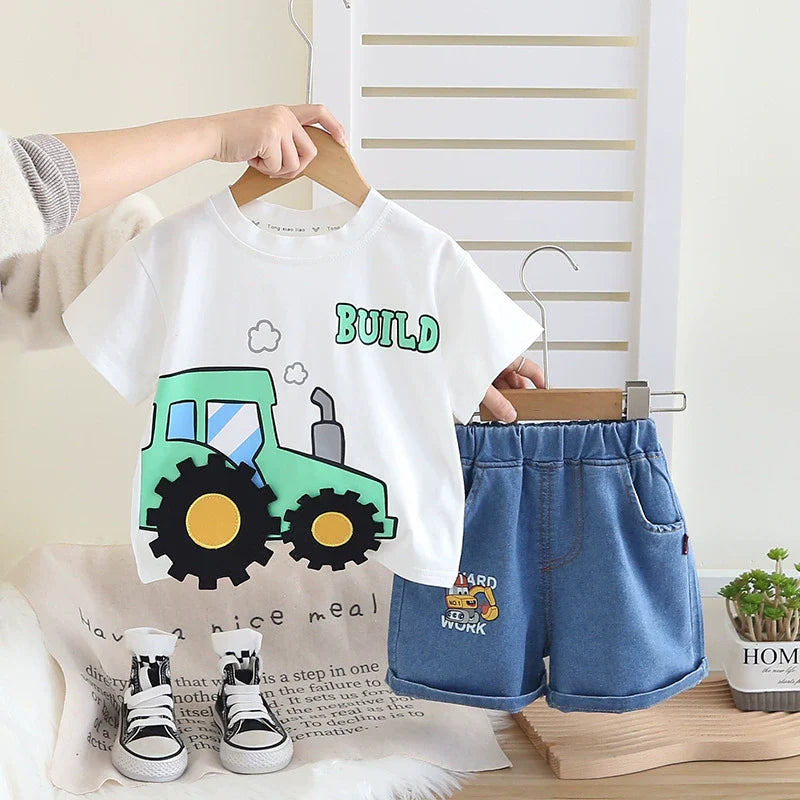 Conjunto Infantil Masculino Tratorzinho