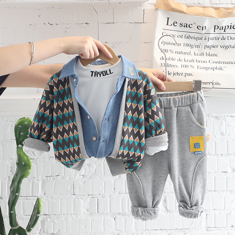 Conjunto Infantil Masculino Inverno 3 Peças