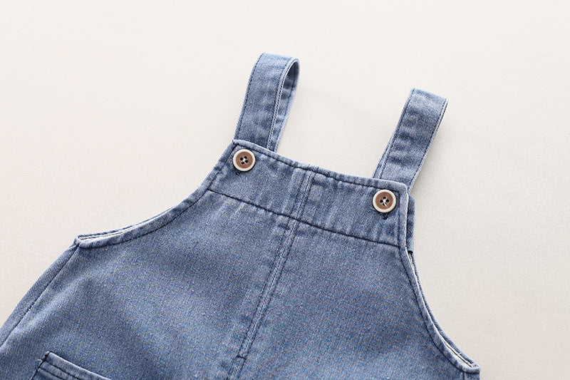 Conjunto Infantil Jardineira + Blusa Ursinhos