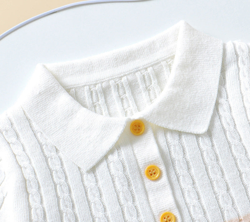 Conjunto Infantil Masculino Polo Botões