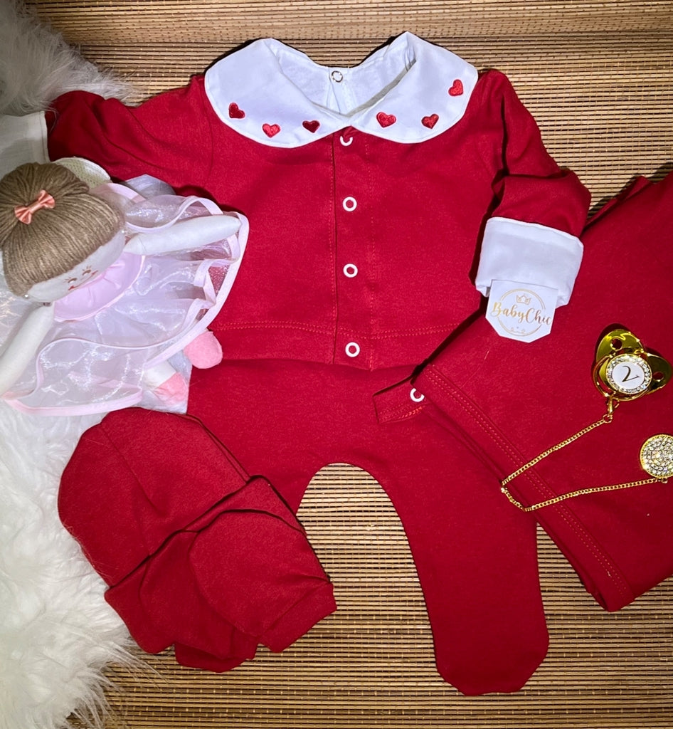 Kit saída maternidade Laís em fio egípcio