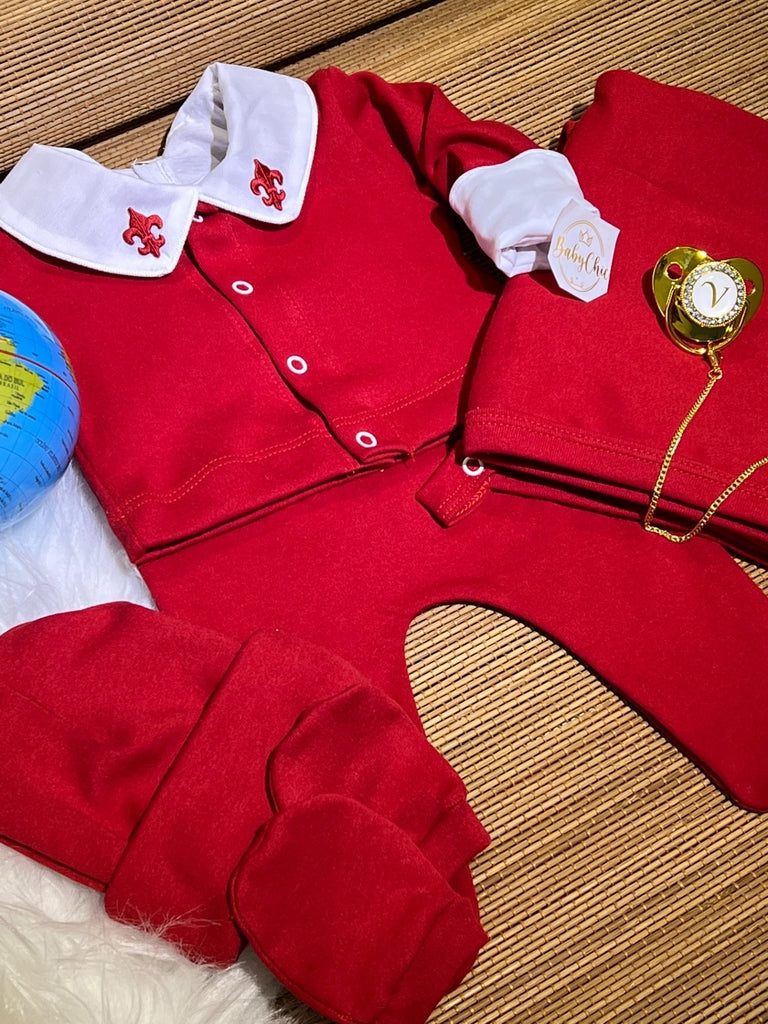 Kit saída maternidade Raian em fio egípcio