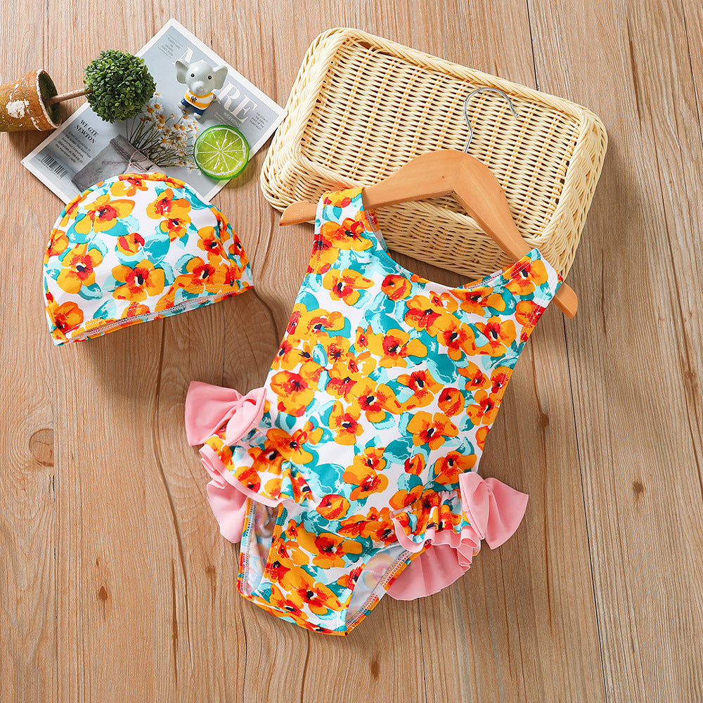 Maiô Infantil Florzinhas e Babadinhos