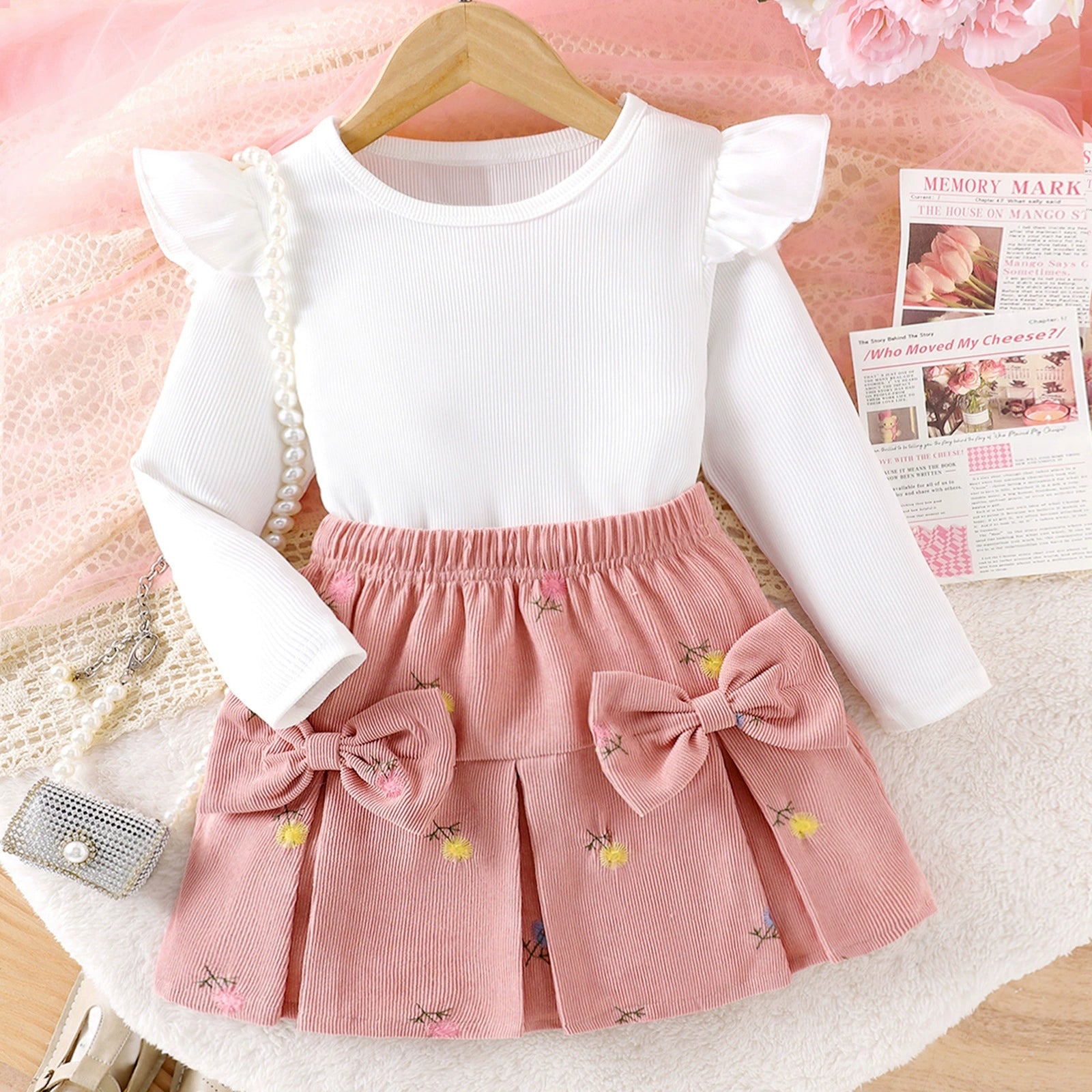 Conjunto Infantil Feminino Lacinhos