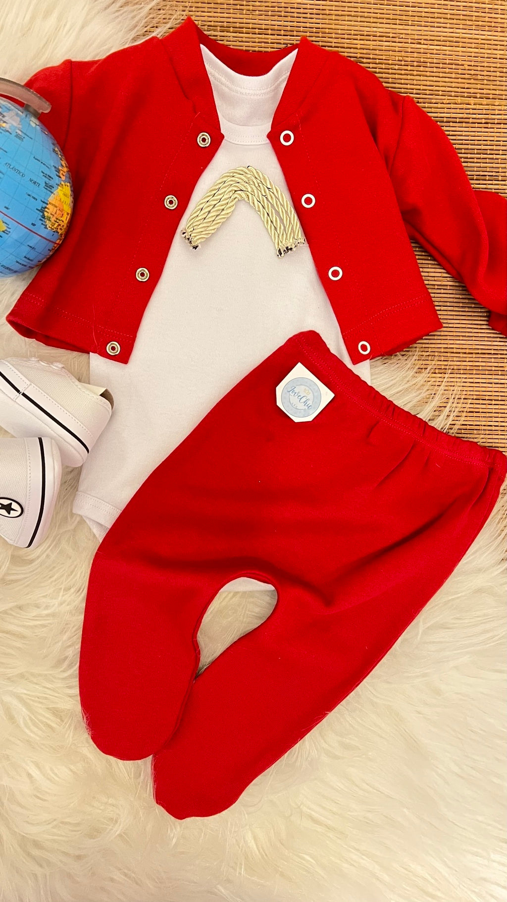 Kit estilosinho em fio egípcio hipoalergênico