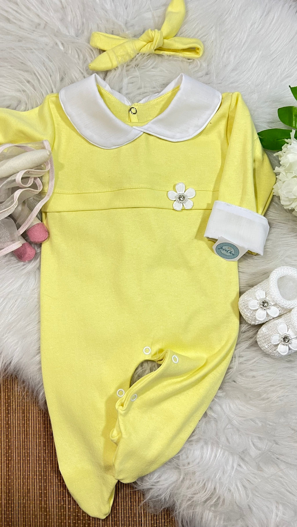 Macacão Loren em fio egípcio