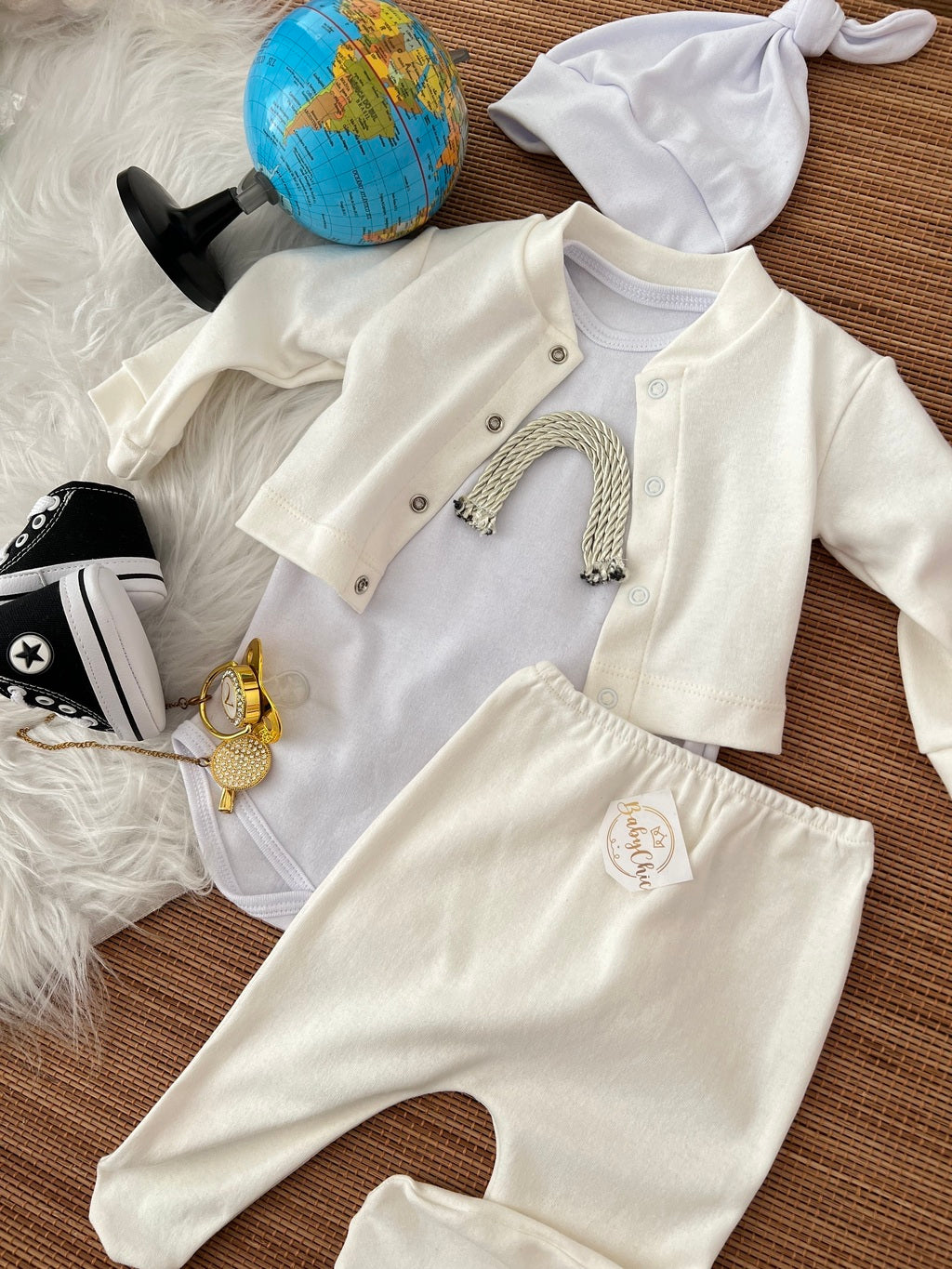 Kit estilosinho em fio egípcio hipoalergênico