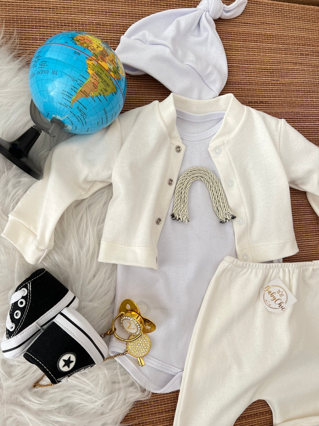 Kit estilosinho em fio egípcio hipoalergênico