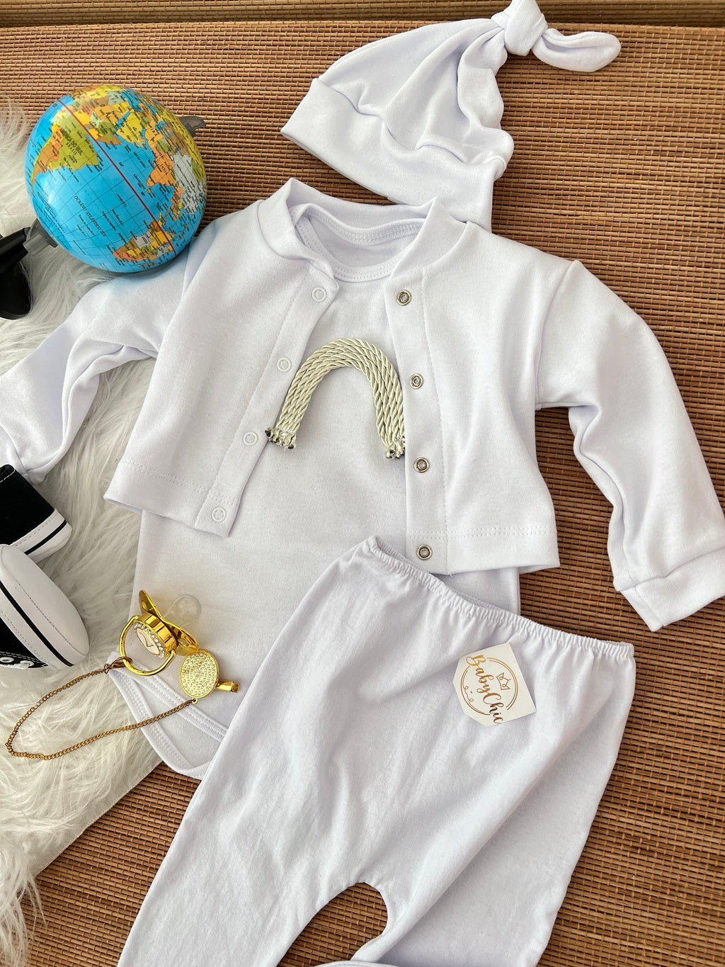 Kit estilosinho em fio egípcio hipoalergênico