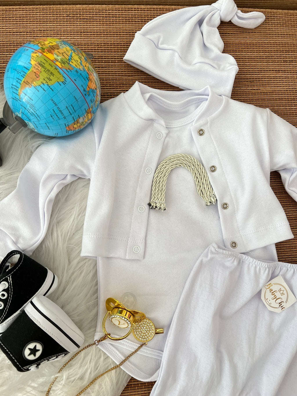 Kit estilosinho em fio egípcio hipoalergênico