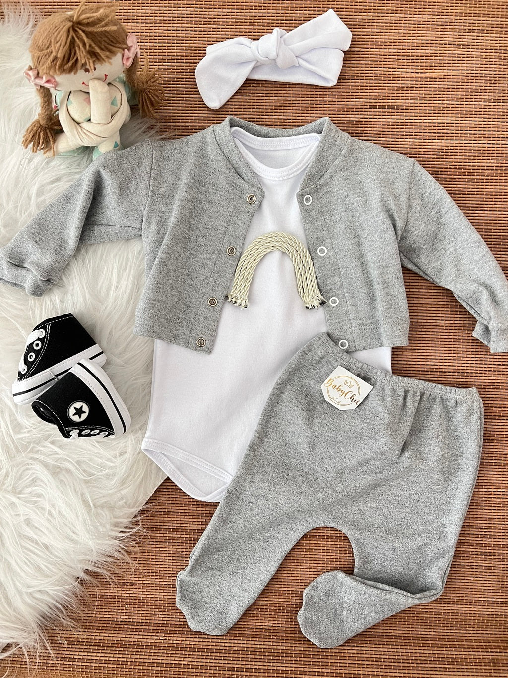 Kit estiloso em fio egípcio