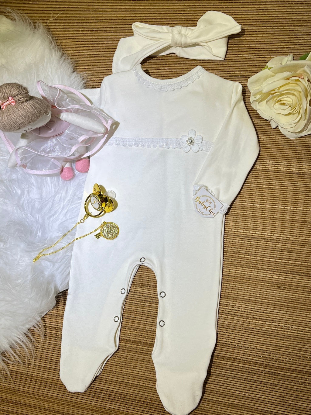 Macacão em fio Egípcio Luiza