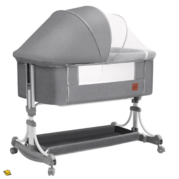 Berço Portátil Sleep (Balanço, Mosquiteiro e Abertura Lateral)