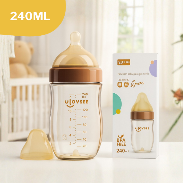 Mamadeira Anticólica Vidro Ultra Resistente