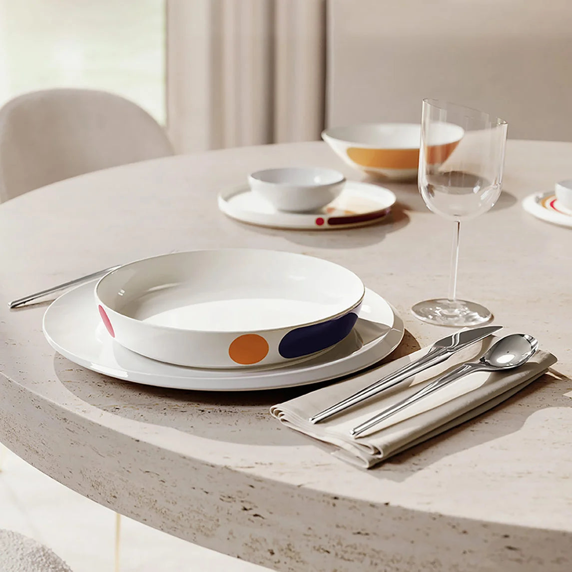 Conjunto de Porcelana Boule 7 peças