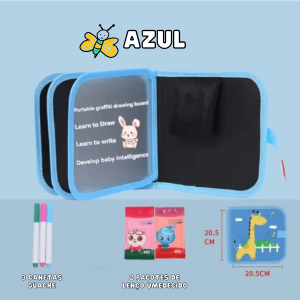 Caderno de Desenhos Mágico Apagável