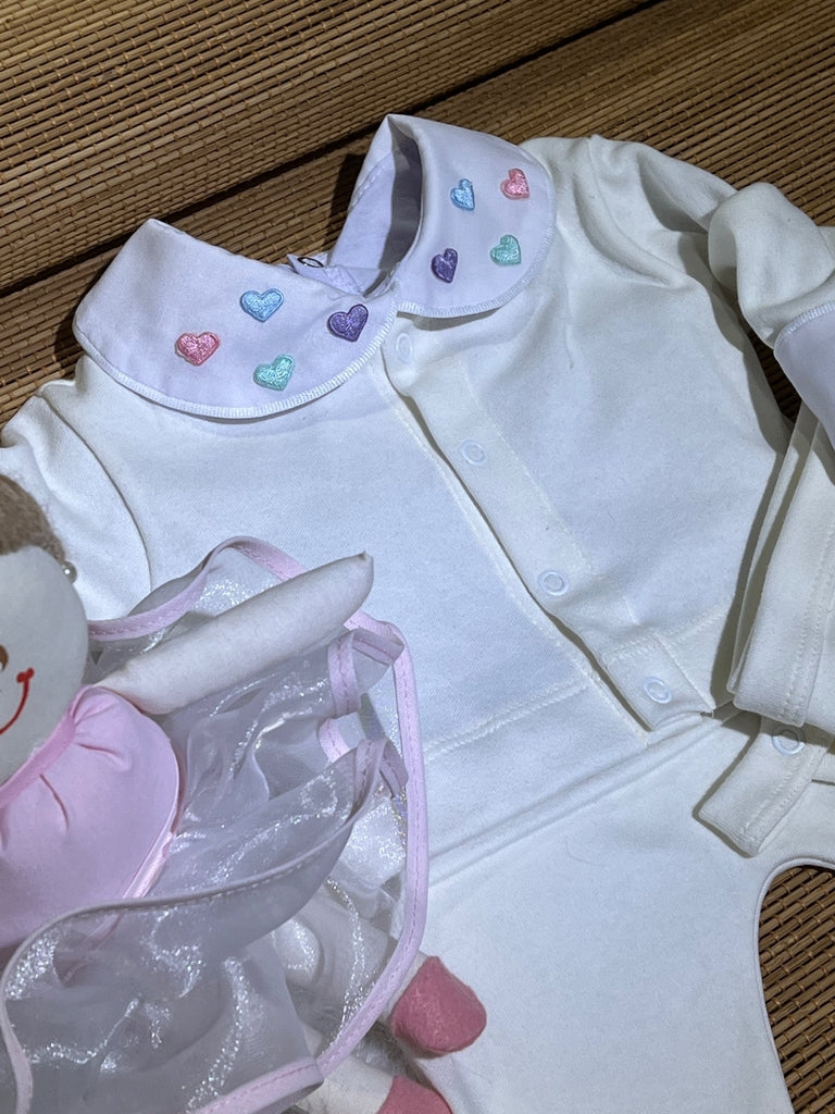 Kit saída maternidade Laís em fio egípcio