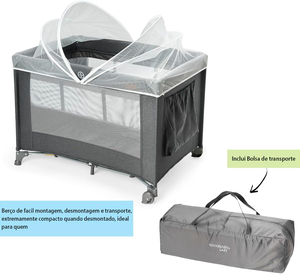 Berço Portátil Chiqueirinho (Mega Max)