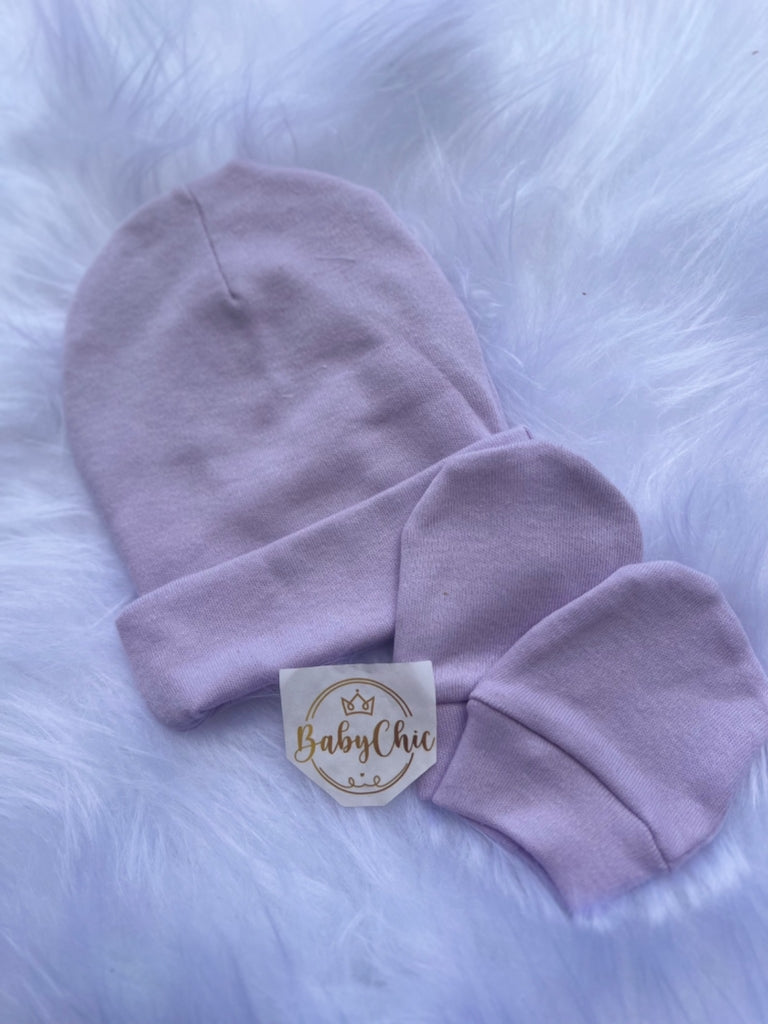 Kit touca e luvas em fio egípcio hipoalergênicos