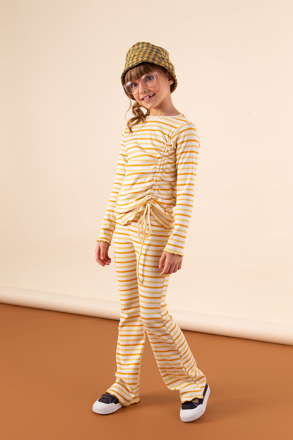 Conjunto Menina Canelado