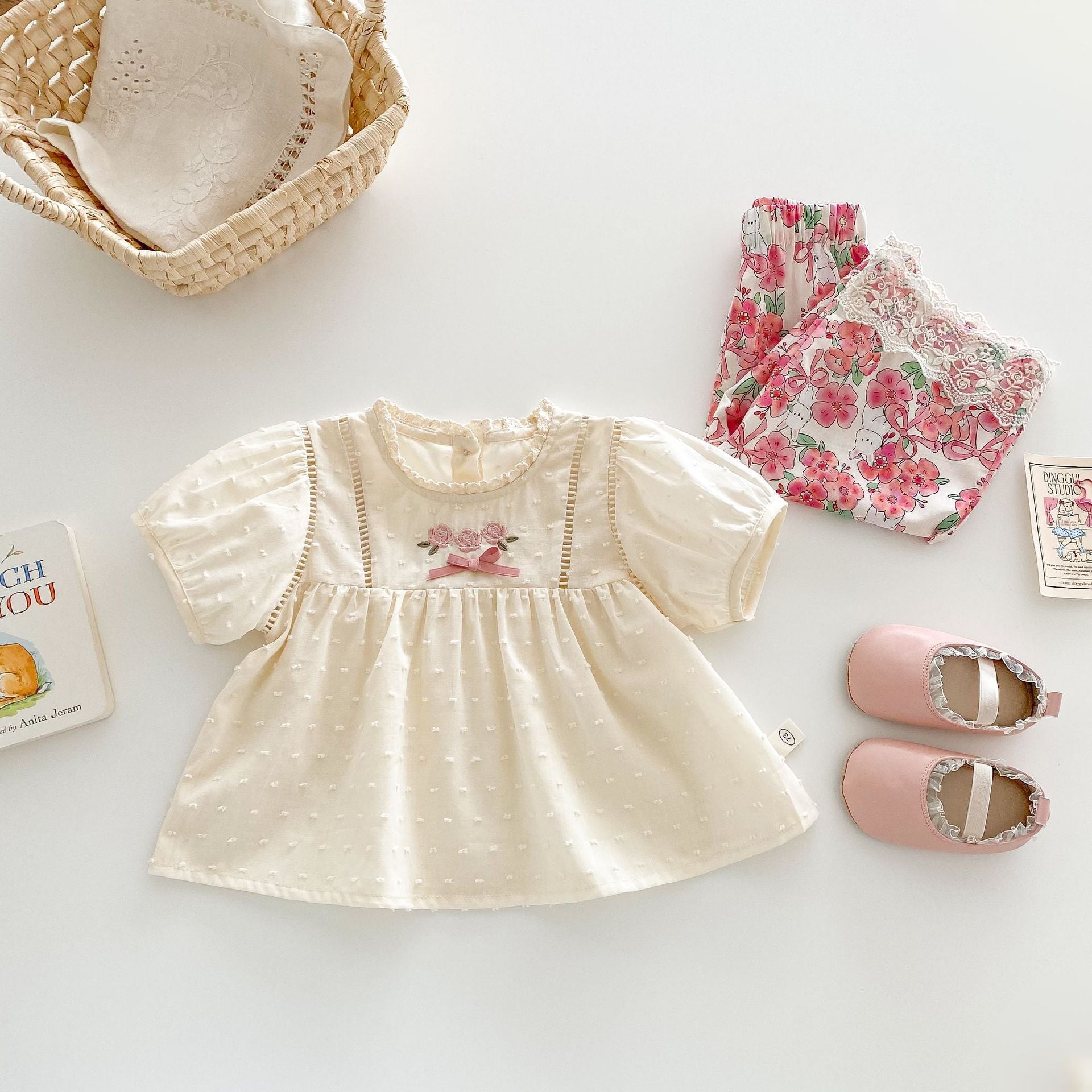 Conjunto Infantil Feminino Delicado Florzinhas