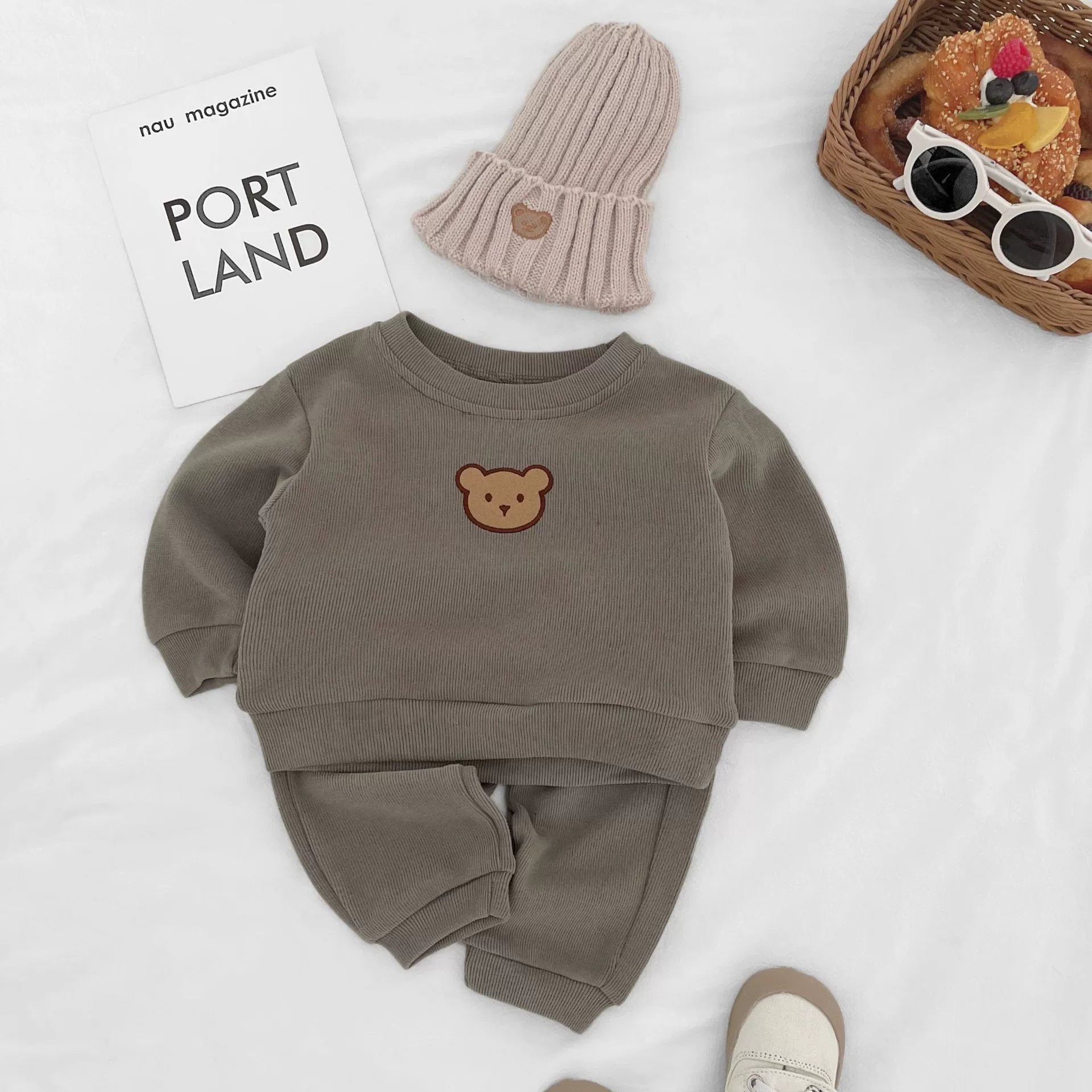 Conjunto Infantil Moletinho Ursinho