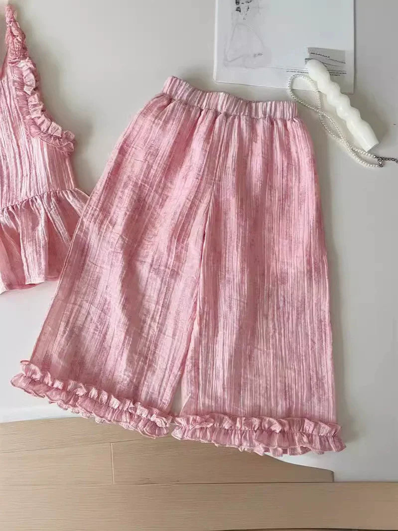 Conjunto Infantil Rosa Babadinhos