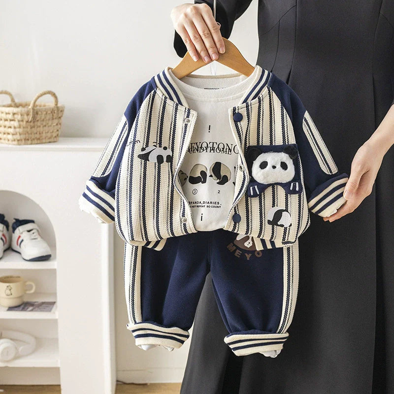 Conjunto Infantil Masculino Lístras Pandinha