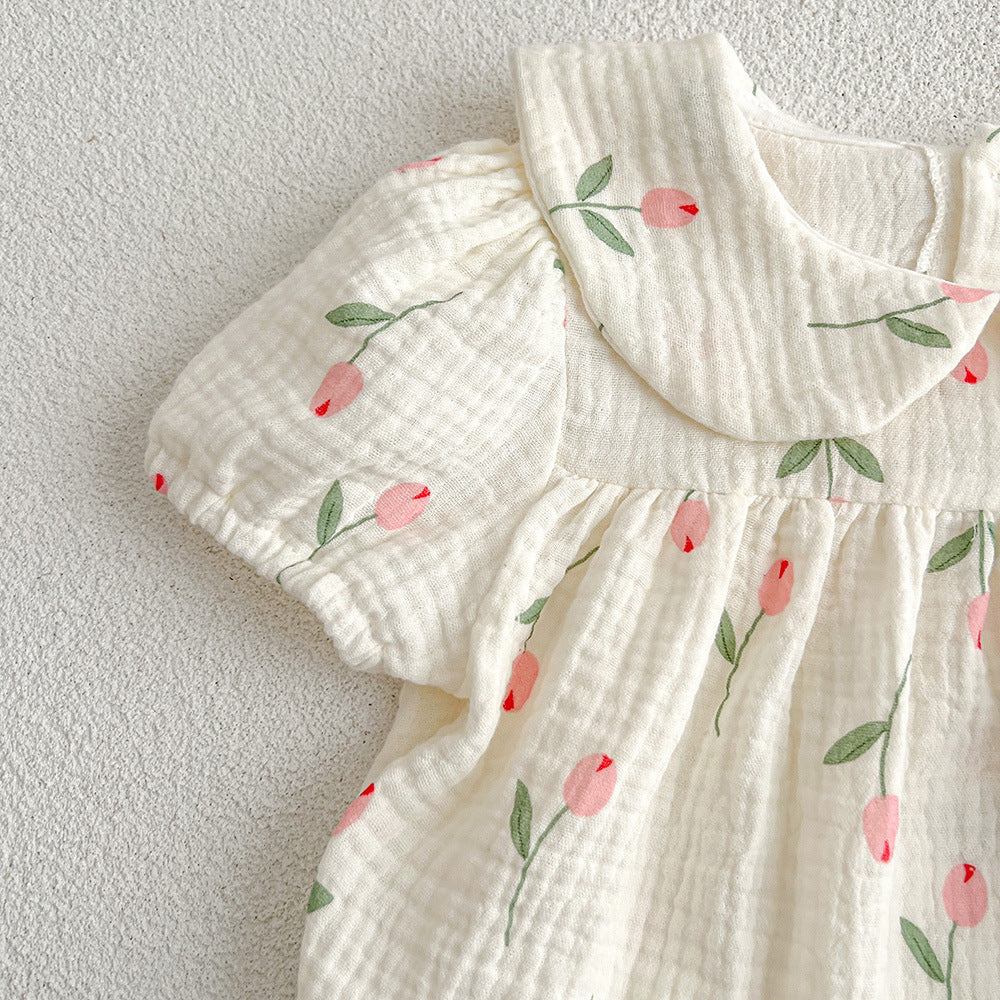 Body/ Conjunto Infantil Feminino Tulipas