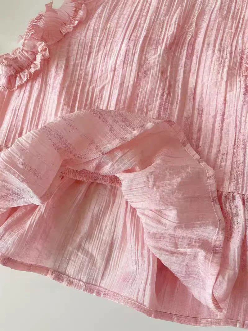 Conjunto Infantil Rosa Babadinhos