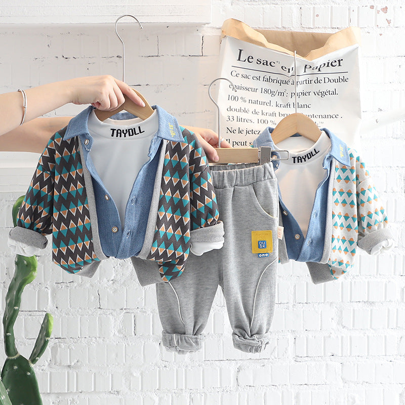 Conjunto Infantil Masculino Inverno 3 Peças