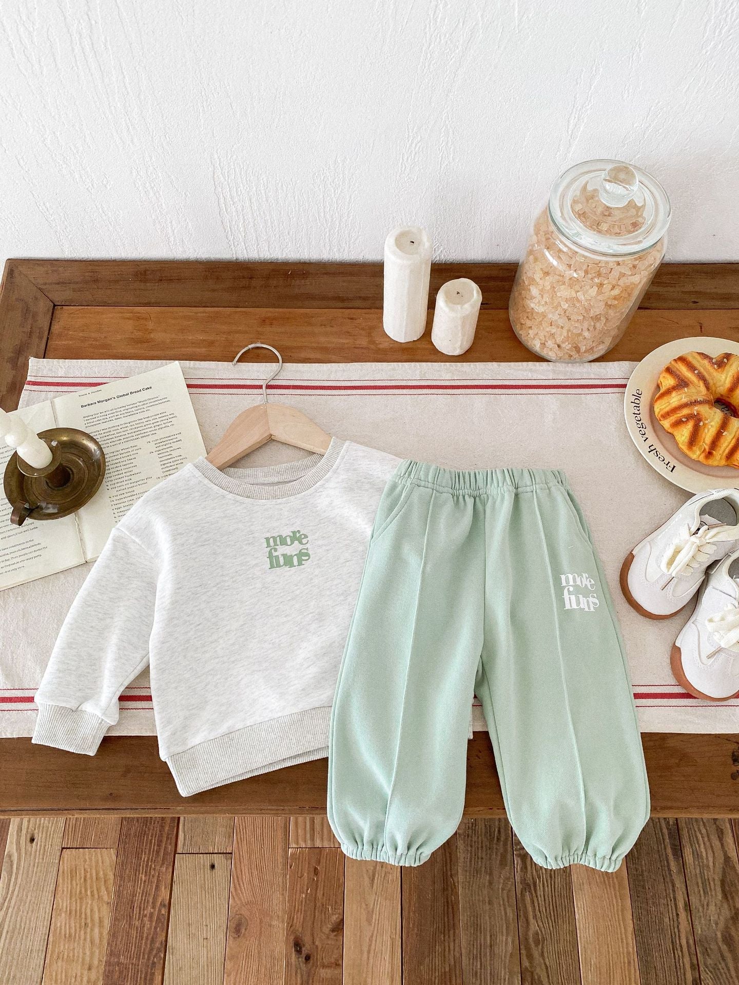 Conjunto Infantil Moletinho Letras