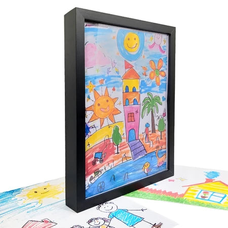 Moldura Porta Desenhos (+50 Folhas A4 Brinde)