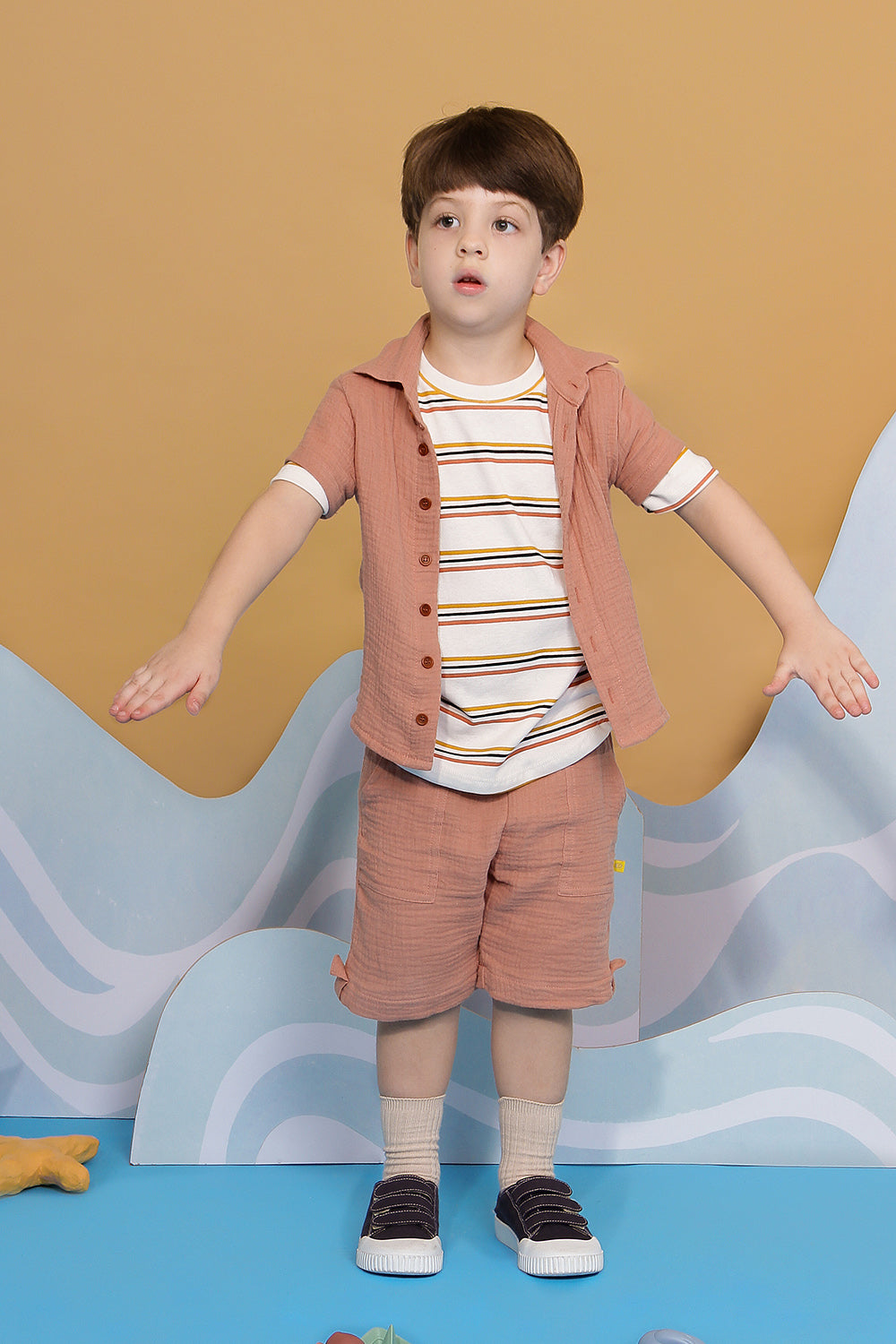 Conjunto Infantil Terra Cota