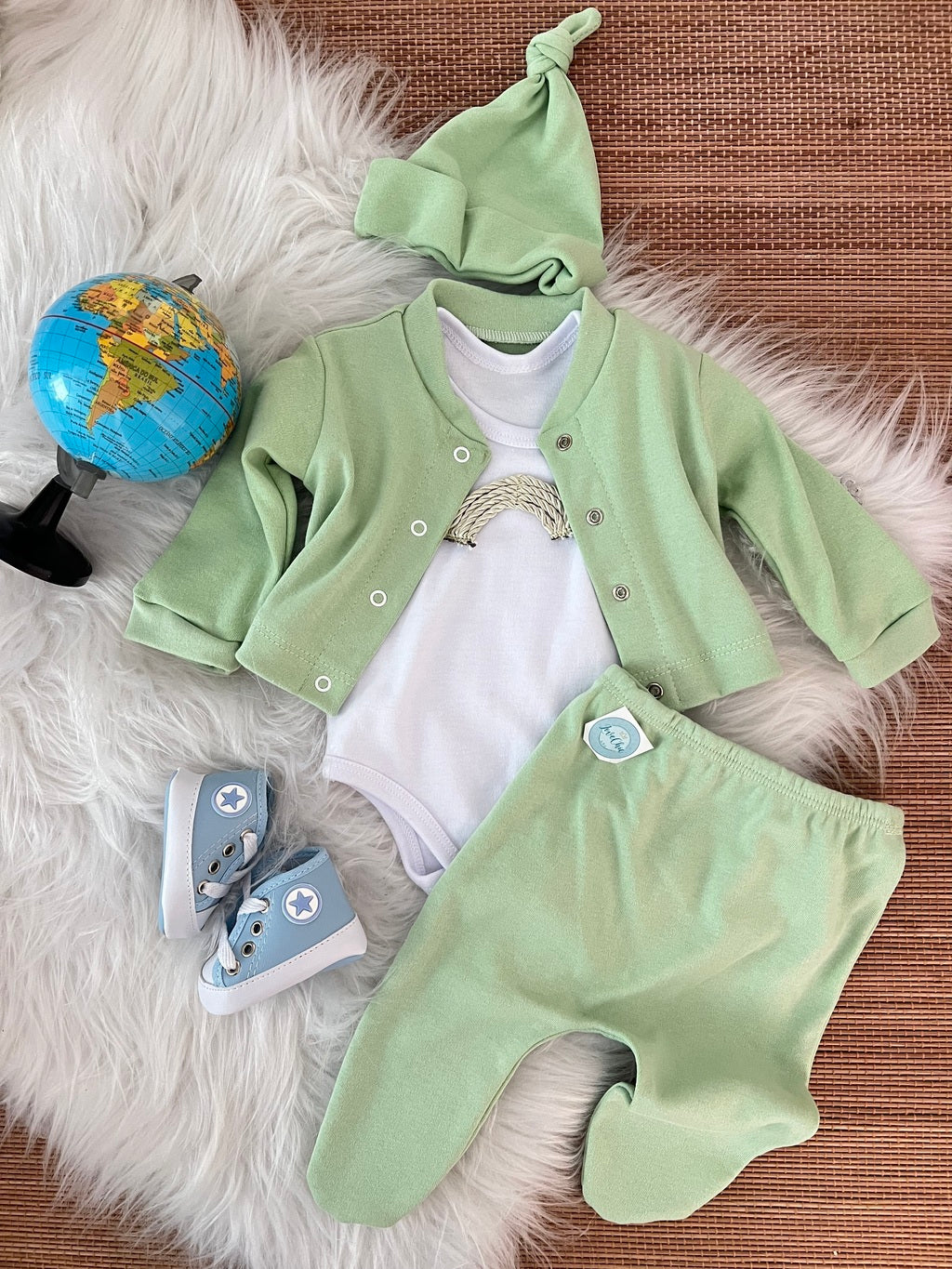 Kit estilosinho em fio egípcio hipoalergênico