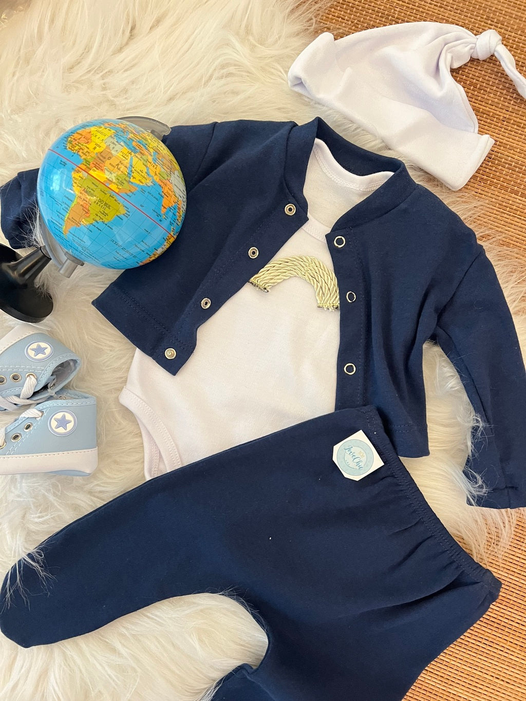 Kit estilosinho em fio egípcio hipoalergênico