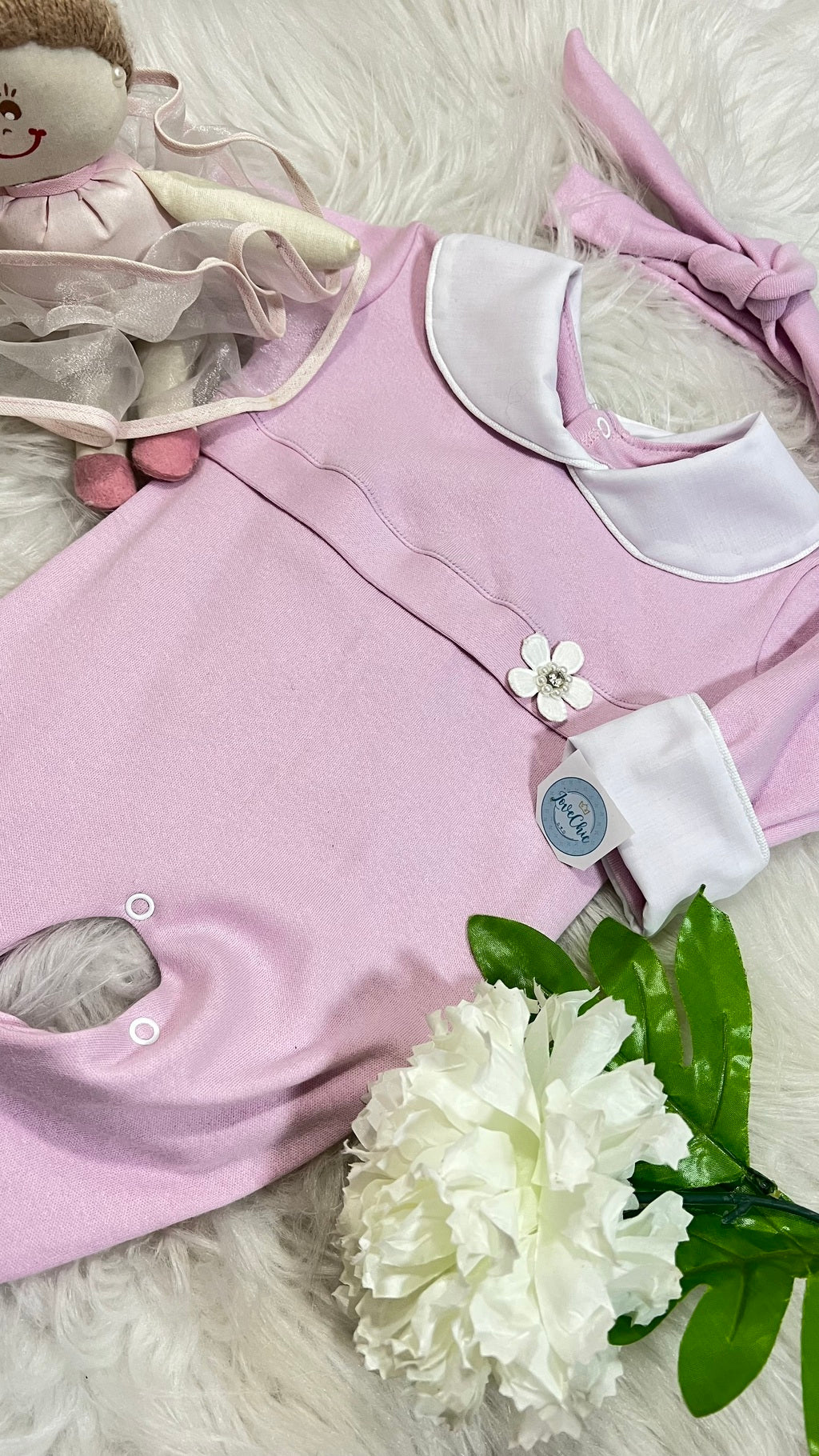 Macacão Loren em fio egípcio