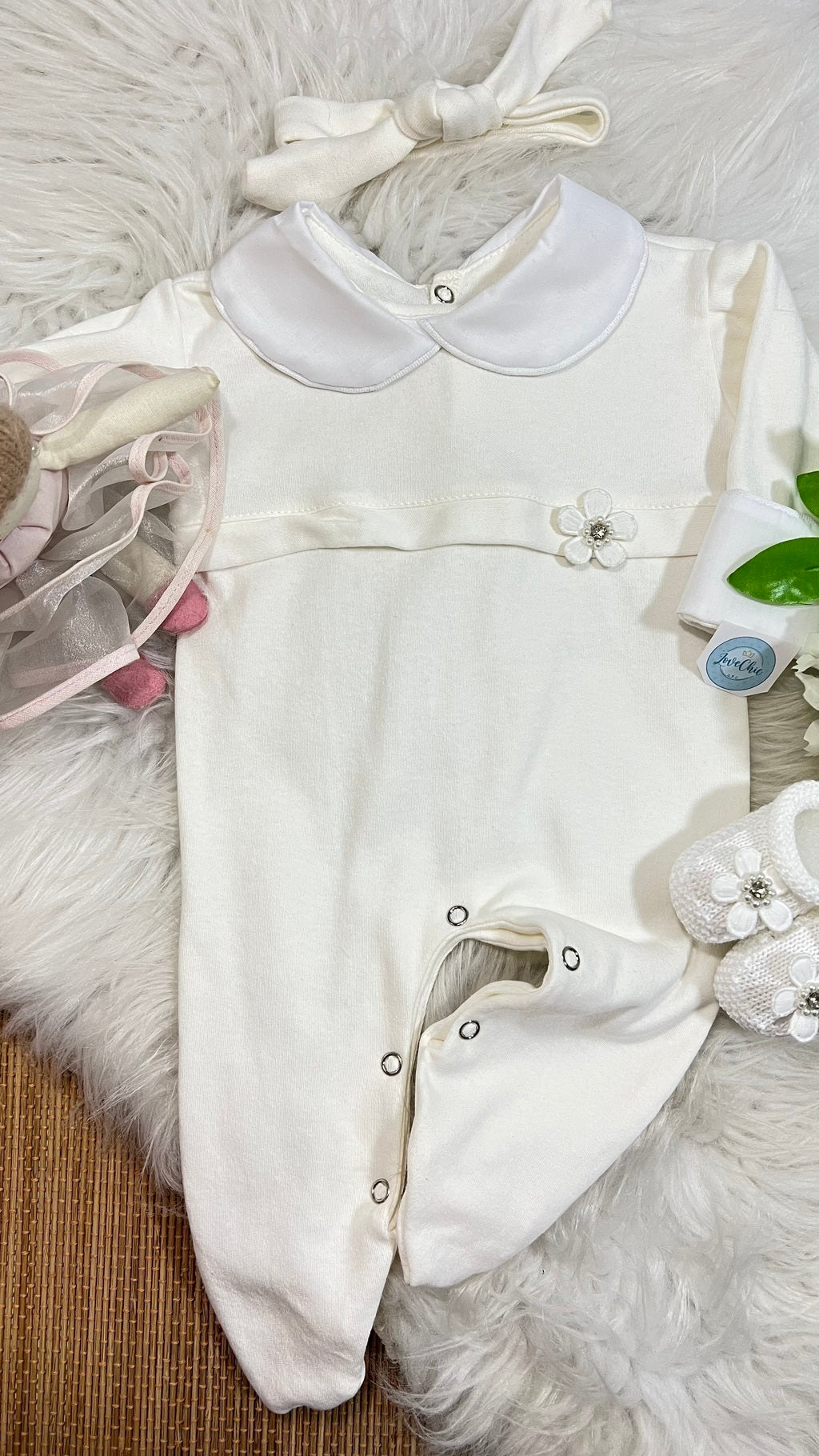 Macacão Loren em fio egípcio