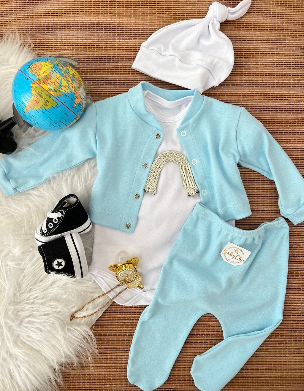 Kit estilosinho em fio egípcio hipoalergênico