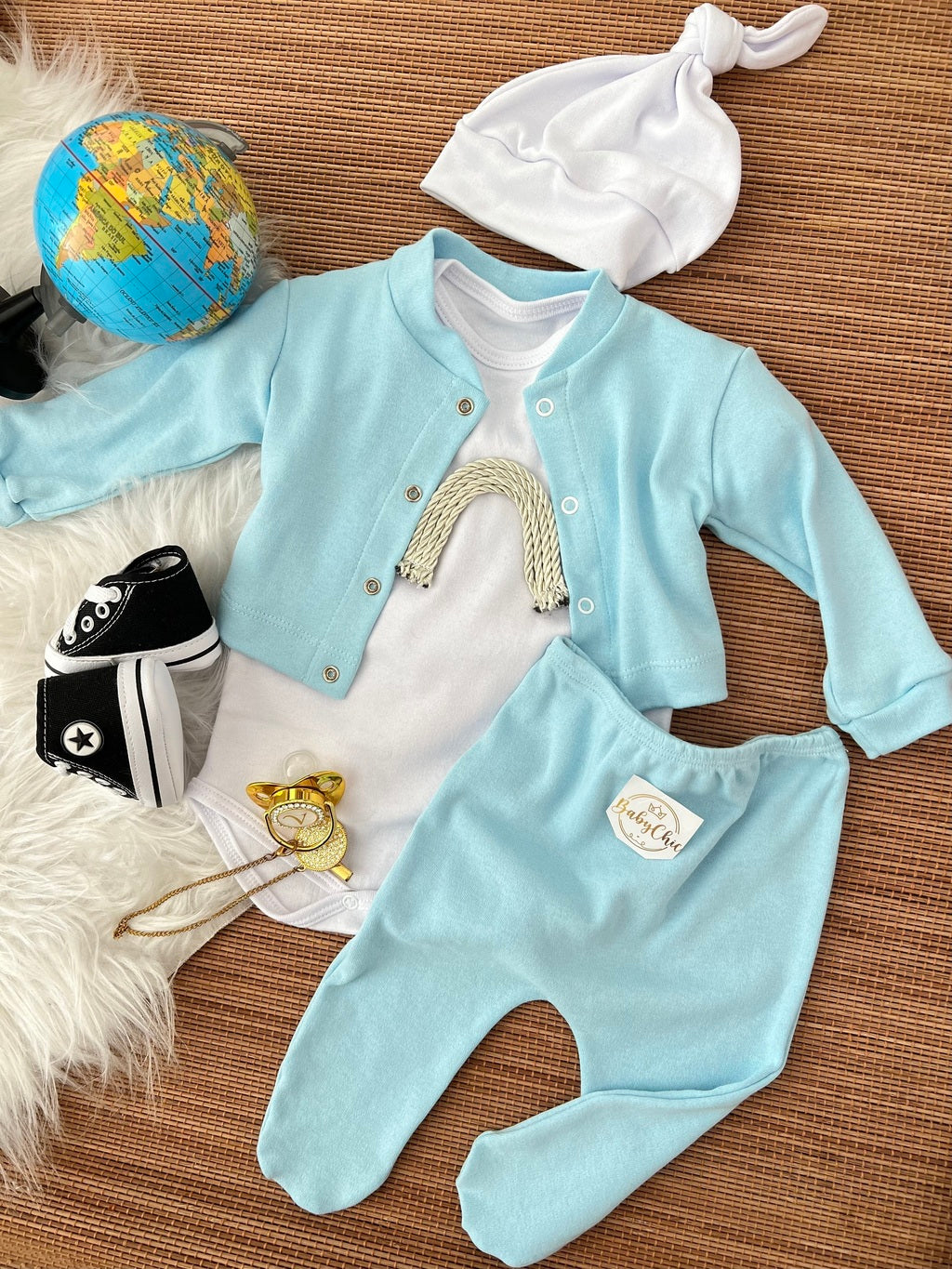 Kit estilosinho em fio egípcio hipoalergênico